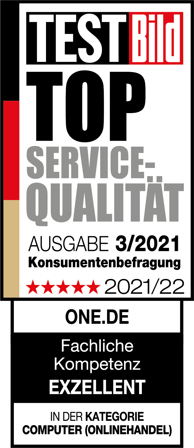 TESTBild Top Service-Qualität Fachliche Kompetenz 2021/22