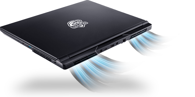 Top Airflow beim ONE GAMING Agent Notebook