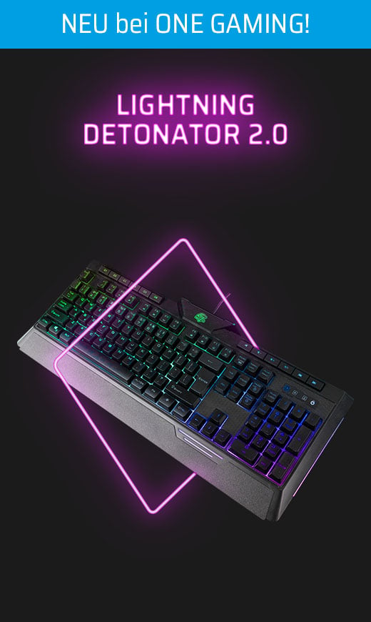 ONE GAMING Lightning Detonator 2.0 RGB Gaming Tastatur
