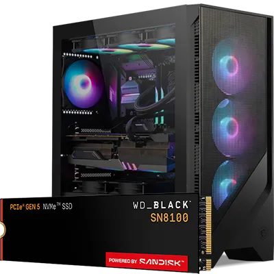 Gaming PCs mit WD_BLACK SSDs