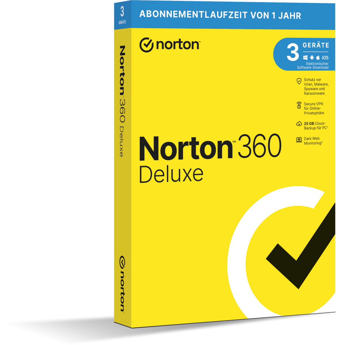 NortonLifeLock 360 Deluxe 25GB, 1 Jahr, 3 Geräte, Bild 2 (18.03.2026)
