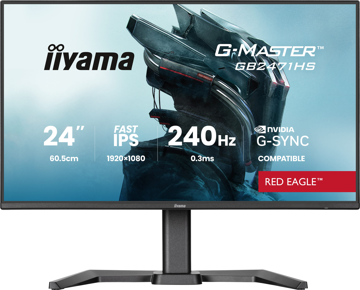 Iiyama G-MASTER GB2471HS-B1 Red Eagle, Hauptbild (07.11.2025)