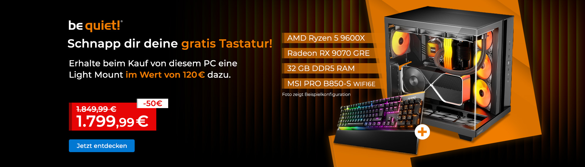 PC Angebot + gratis Tastatur