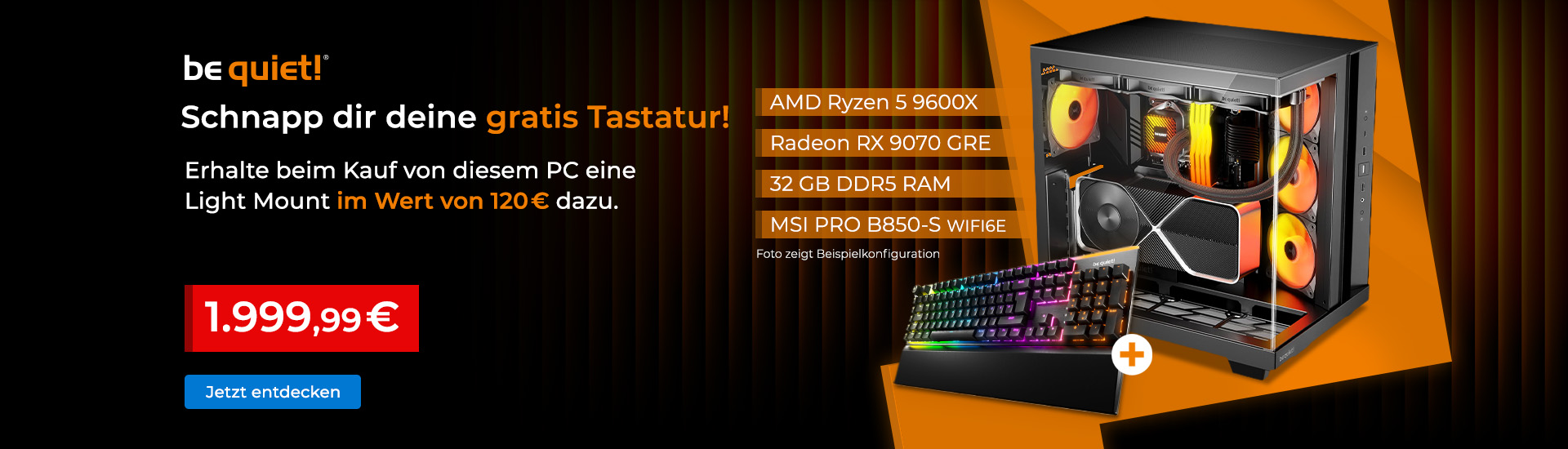 PC Angebot + gratis Tastatur