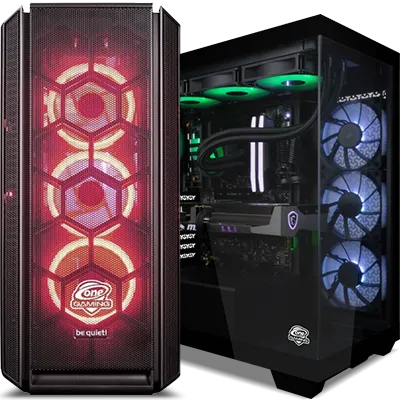 Schwarze Gaming PCs