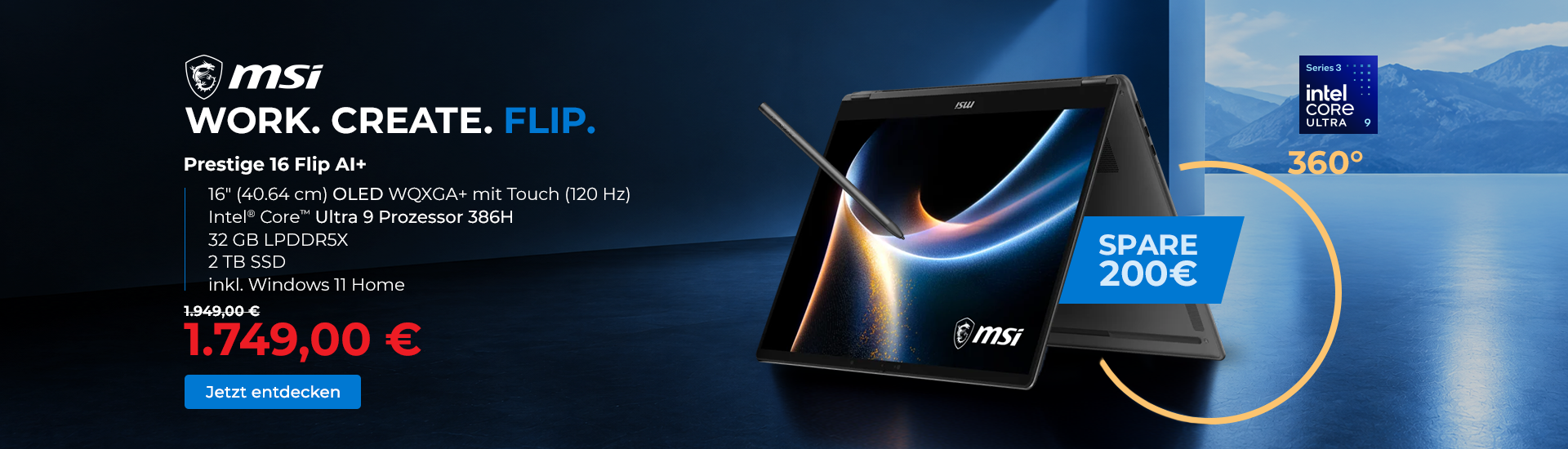 MSI Prestige 16 Flip