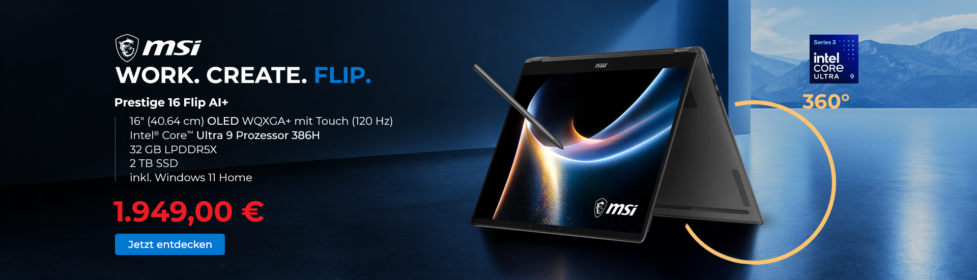 MSI Prestige 16 Flip MSI Prestige 16 Flip