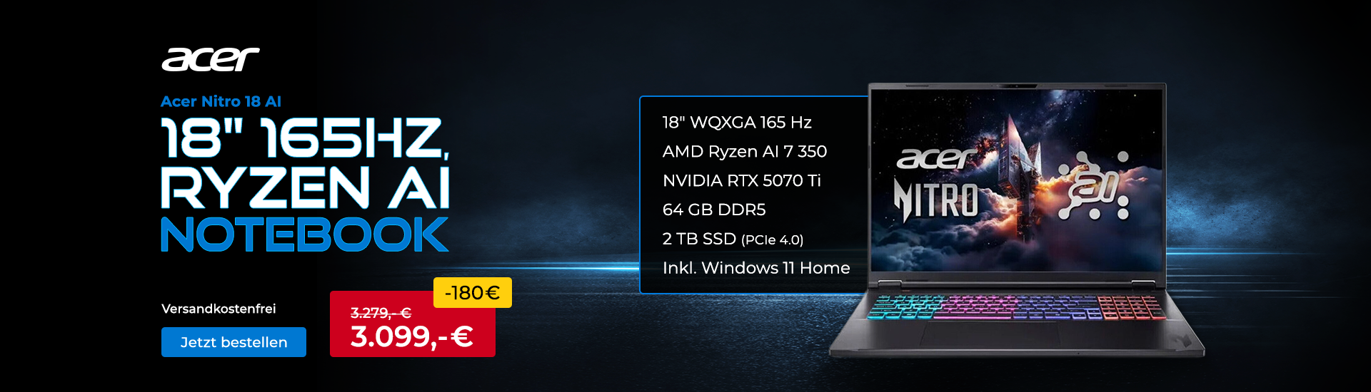 Acer Gaming Notebook Deal