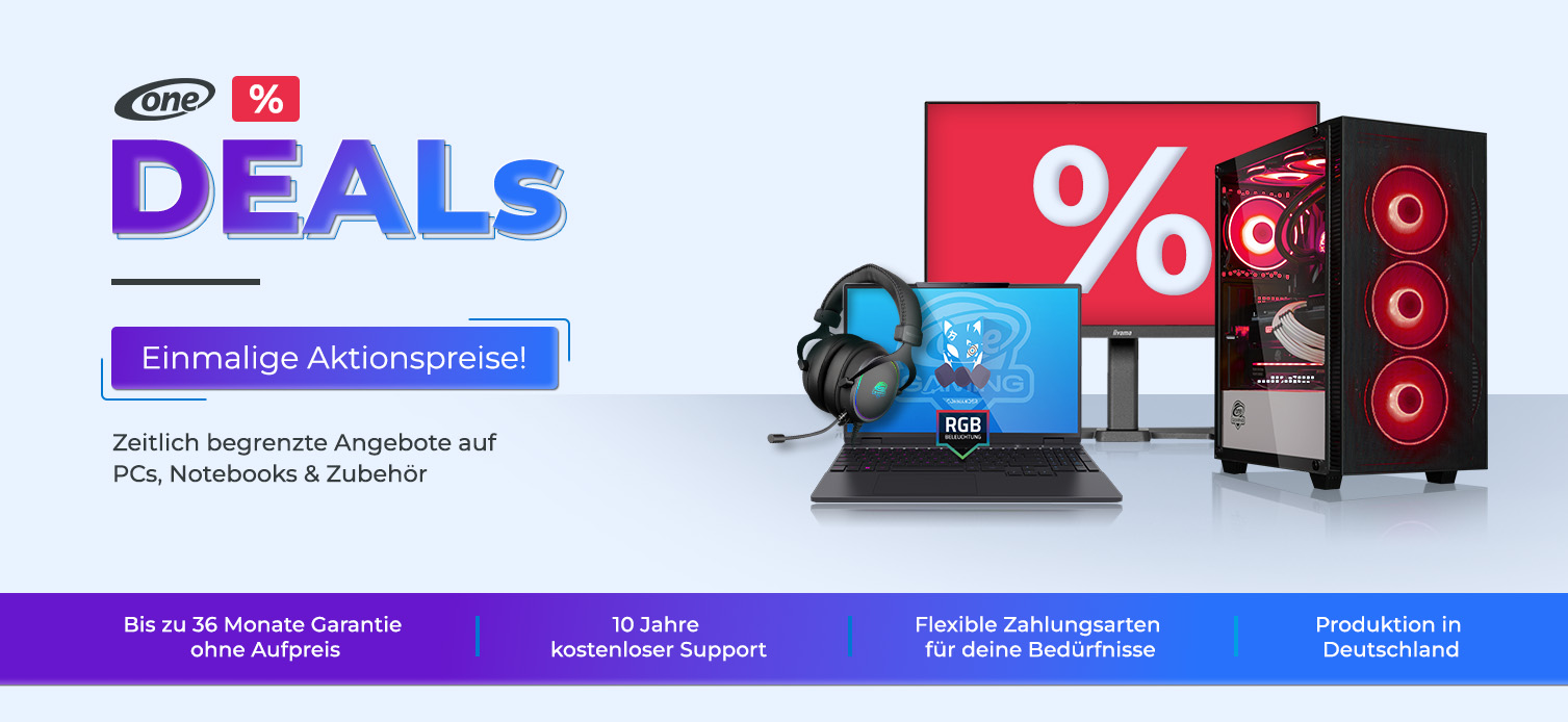 ONE DEALS Angebote - nur solange der Vorrat reicht