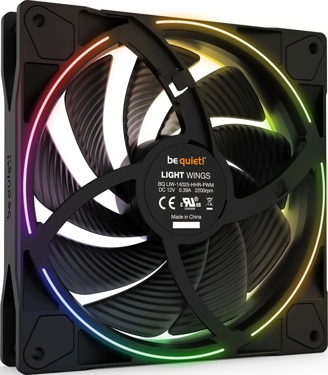 Be Quiet! LIGHT WINGS 140mm PWM high-speed 3er Pack, Bild 2 (26.11.2024)