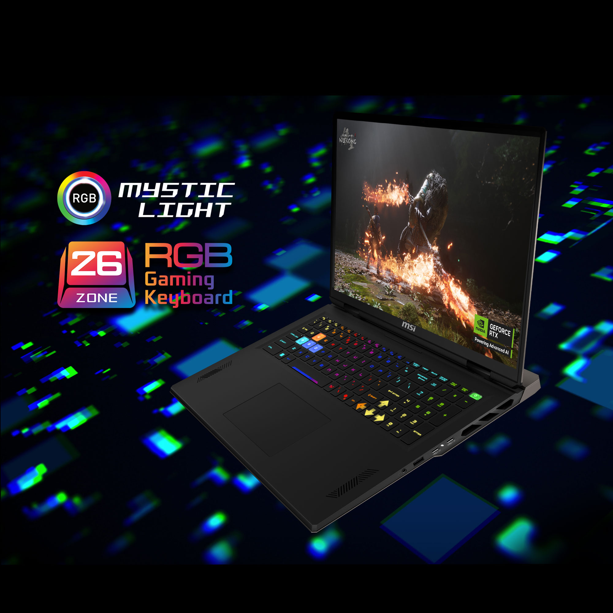 MSI Vector A18 HX A9WHG-081 - TASTATUR MIT STYLE
