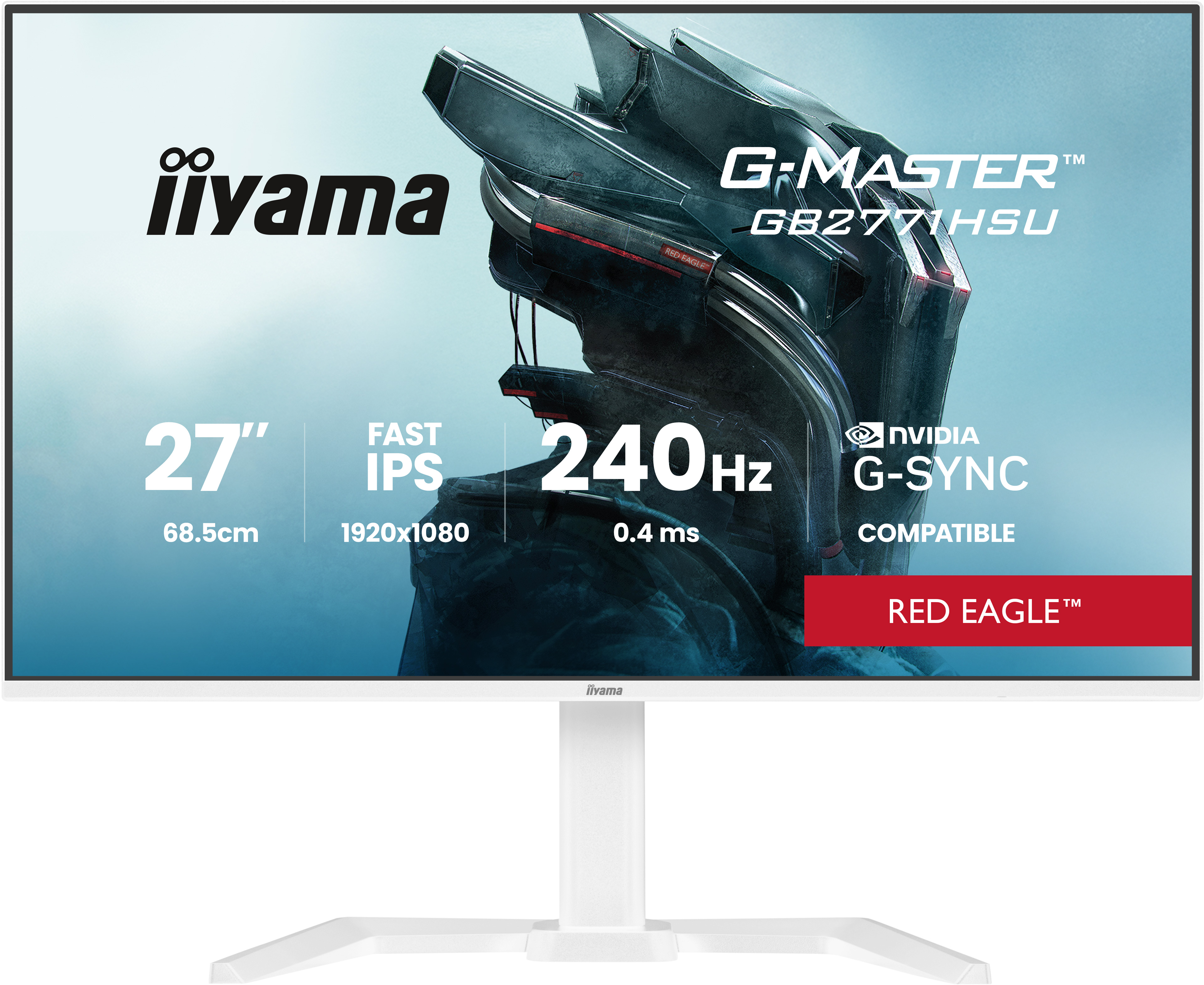 Iiyama G-MASTER GB2771HSU-W1 Red Eagle, Hauptbild (09.01.2026)