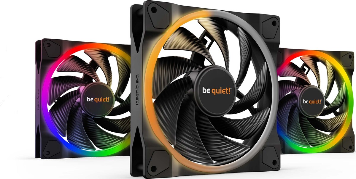 Be Quiet! LIGHT WINGS 140mm PWM high-speed 3er Pack, Hauptbild (26.11.2024)