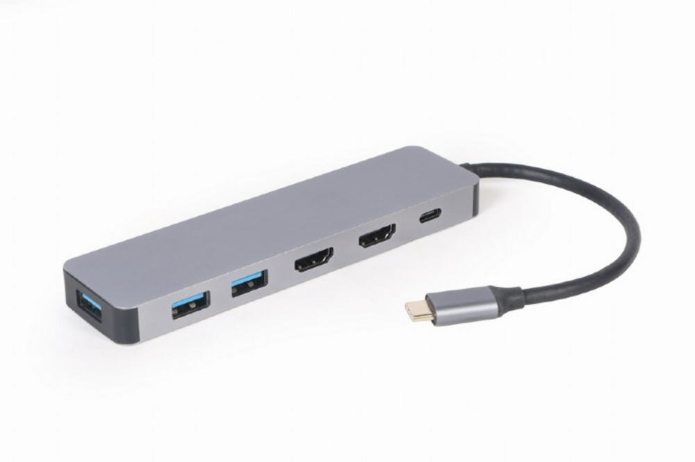 Gembird USB Type-C 3-in-1 multi-port adapter (Hub + HDMI + PD), Hauptbild (07.12.2023)