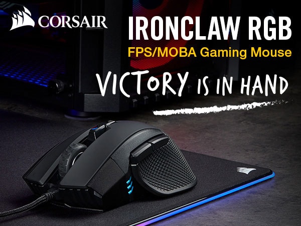 Corsair Ironclaw RGB - victory is in hand
