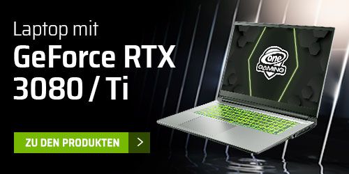 Laptop mit NVIDIA GeForce RTX 3080