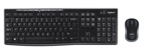 Logitech Wireless Desktop MK270 Tastatur + Maus black, Hauptbild (25.01.2021)