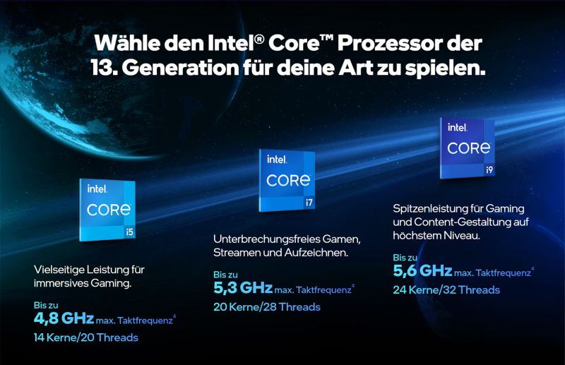 ONE GAMING Laptops mit Intel Core Prozessoren der 13. Generation jetzt erhältlich