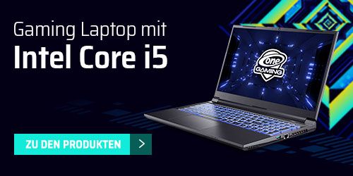 Laptop mit Intel Core i5 Prozessor