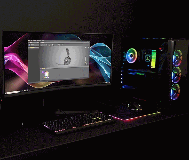 RGB Gaming Setup