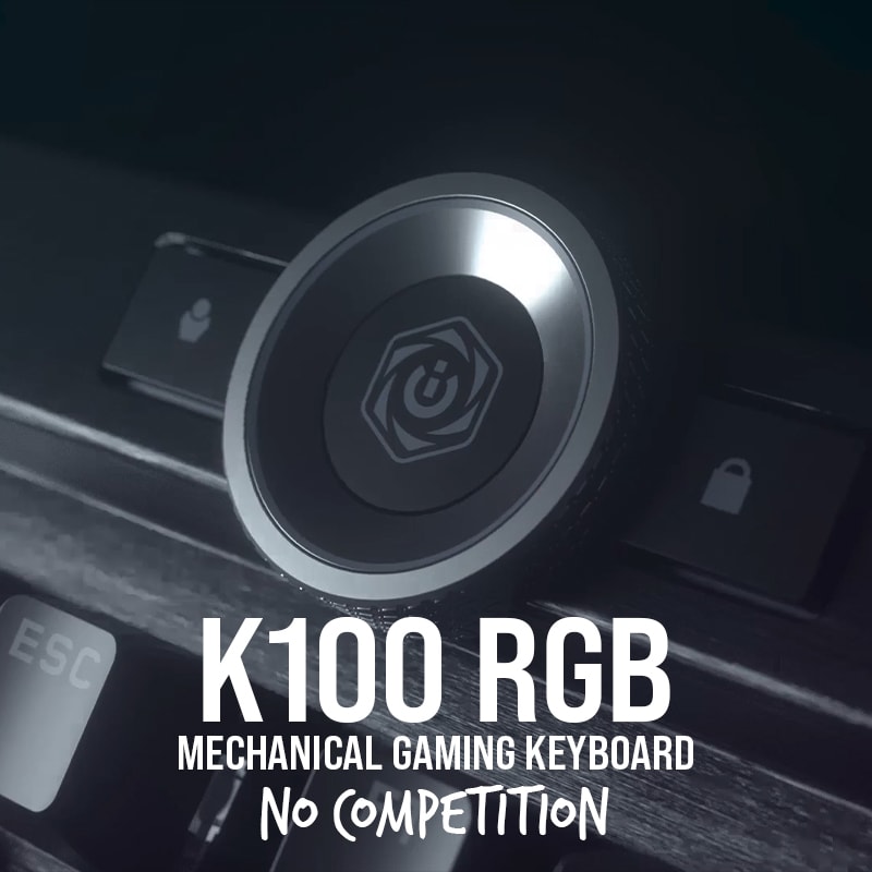 K100 RGB Mechanical Gaming Keyboard. NO COMPETITION