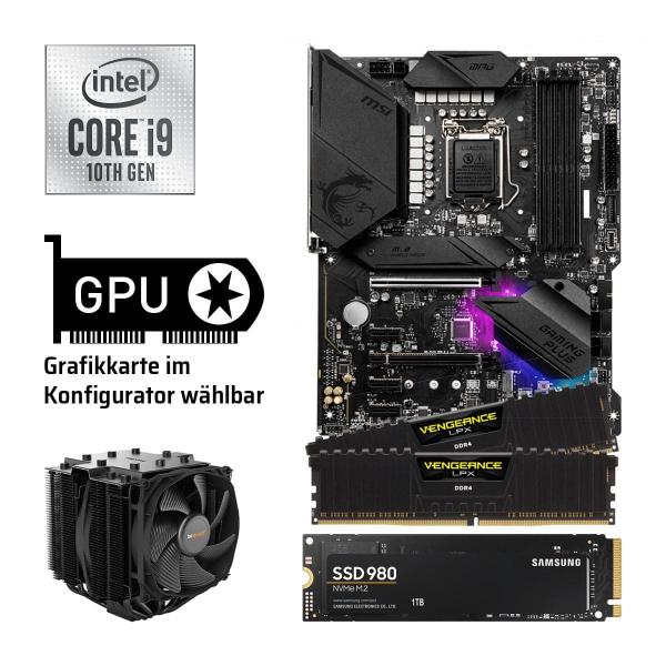  PC Aufrüstkit Starter IO03 - Core i9-10900KF - 16 GB RAM 
