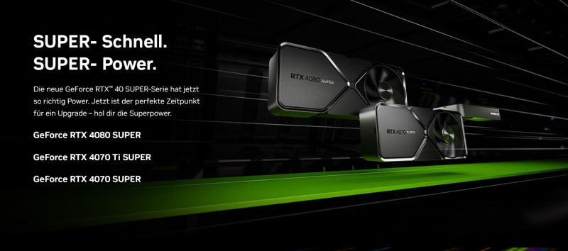 NVIDIA GeForce RTX 40 SUPER Serie