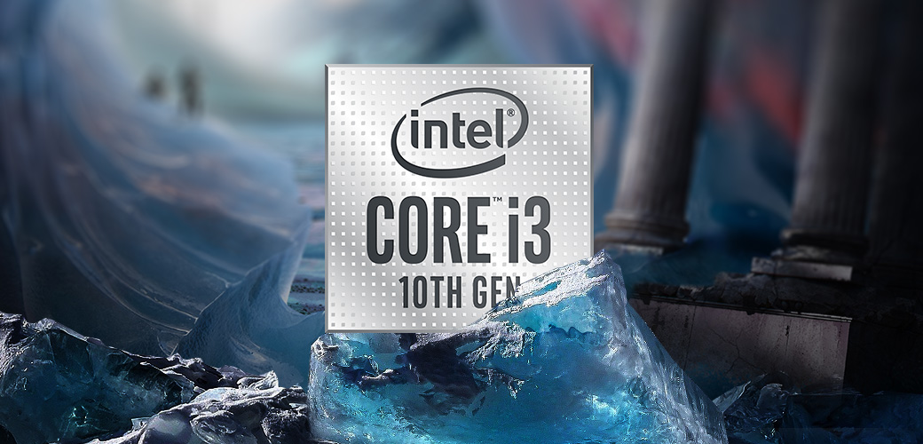 PC mit Intel Core i3 CPU der 10. Generation