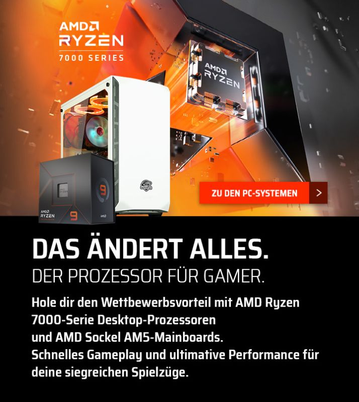 AMD Ryzen 7000 Serie Gaming PC