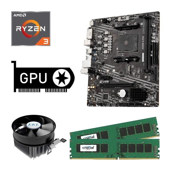  PC Aufrüstkit Allround AR01 - Ryzen 3 4100 - GT 710 - 8 GB RAM online kaufen 