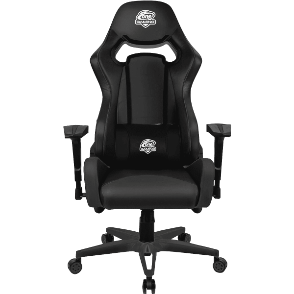 ONE GAMING Chair Ultra Black Full Leather Gaming Stuhl