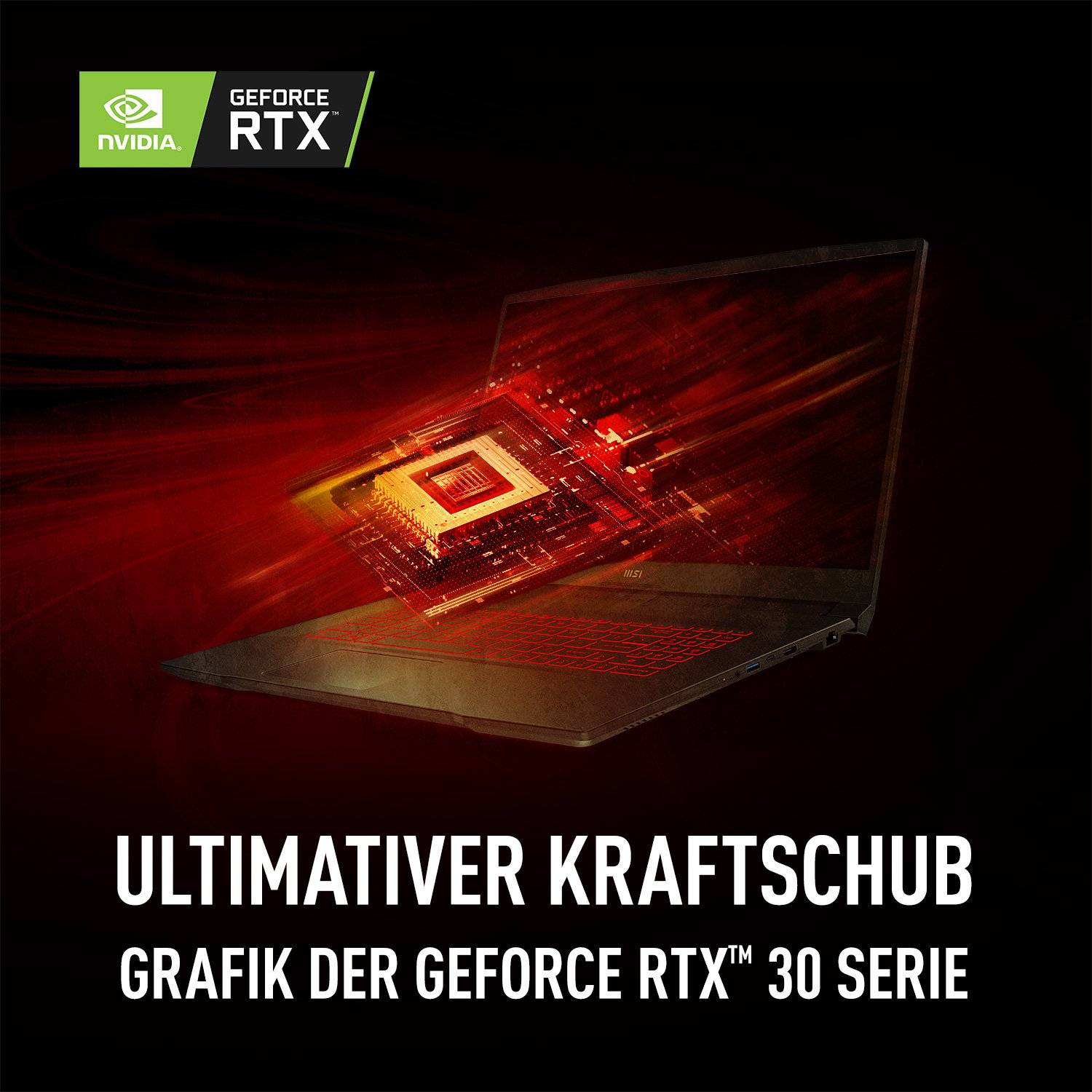 MSI Katana GF76 - GeForce RTX 30 Serie.