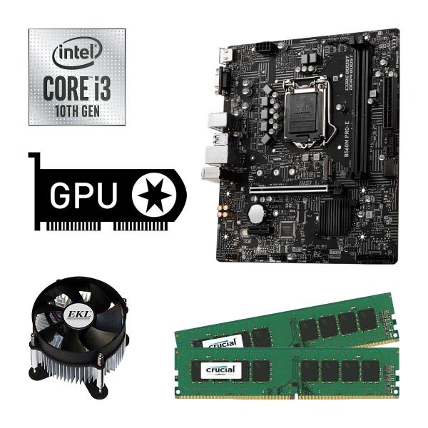  PC Aufrüstkit Starter IO04 - Core i3-10100F - GT 710 - 8 GB RAM online kaufen 