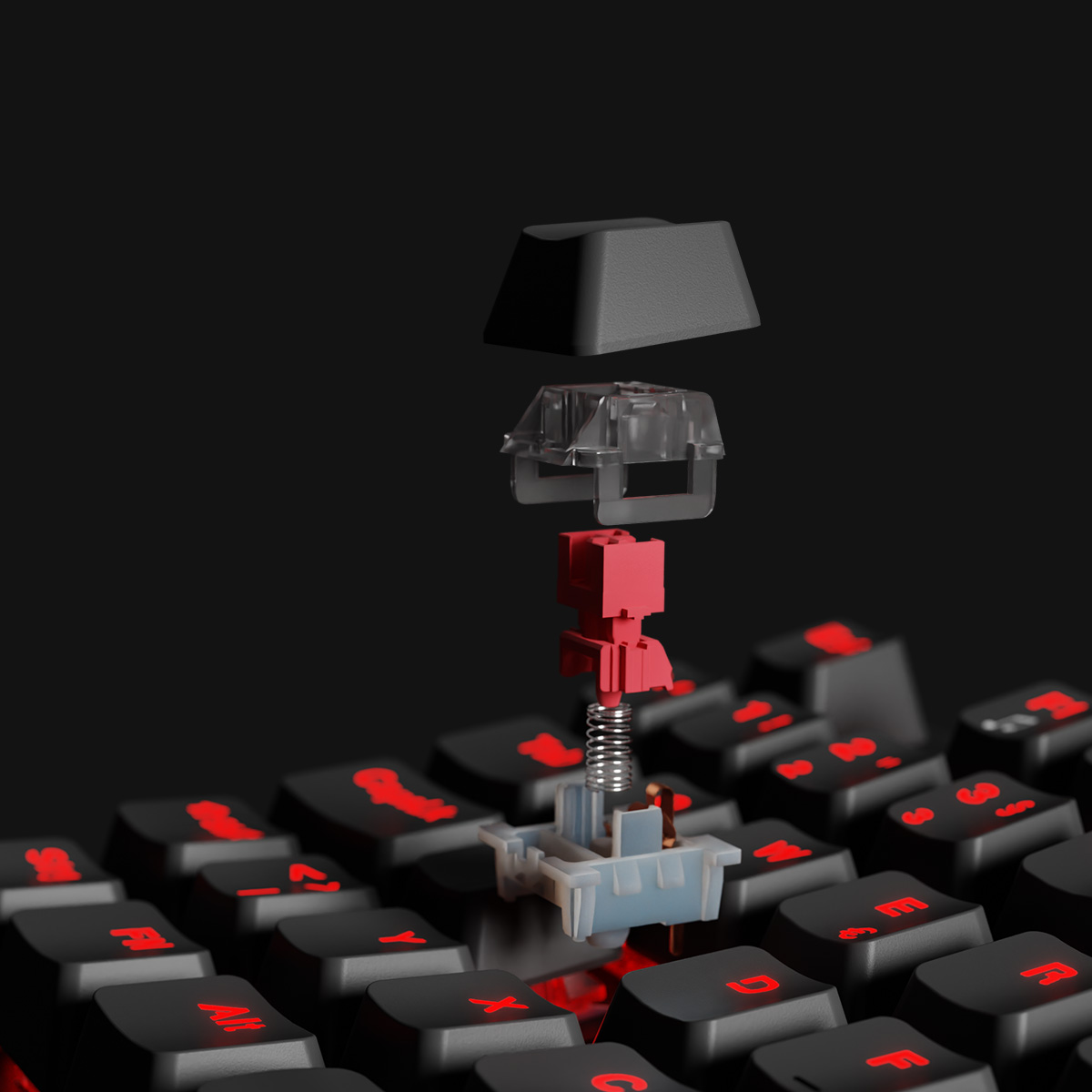 ONE GAMING Shuriken - Outemu Red Switches