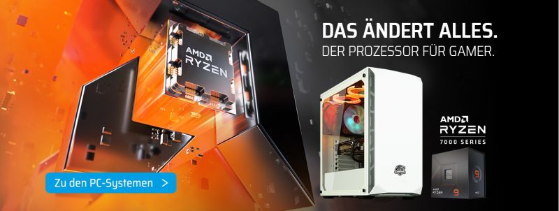 AMD Ryzen 7000 Serie Gaming PC