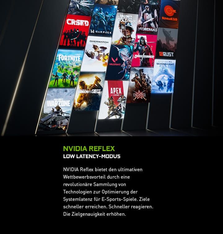 E-Sport PC mit NVIDIA Reflex im Low Latency-Modus