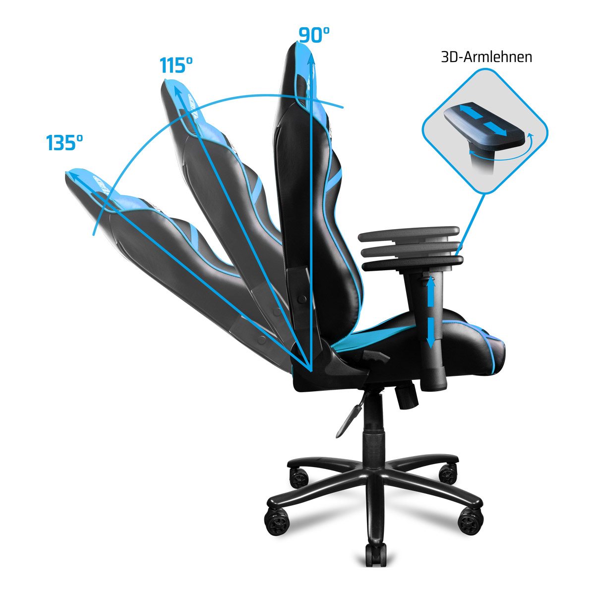 ONE GAMING Chair Pro OG Blue