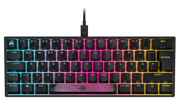 angenehm PC & PS4 mit LED-Hintergrundbeleuchtung präzise Schnellheft Alphahope Mechanische Tastatur Rainbow Color Tastatur und Maus kabelgebunden Schwarz doppelte Farbe Gamer-Tastatur 