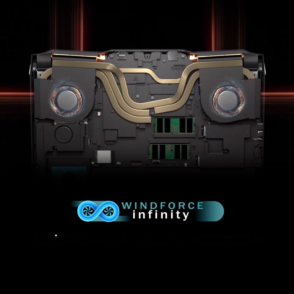 WINDFORCE Infinity Kühl-System