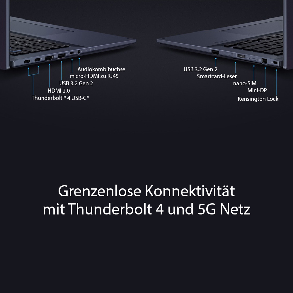 ASUS ExpertBook B7 - Bestens vernetzt