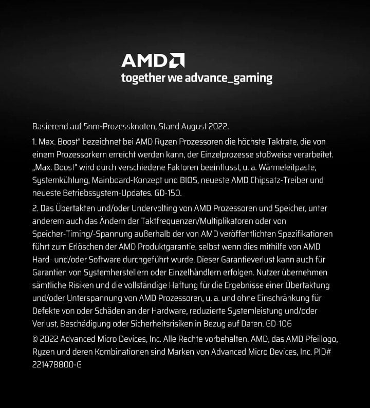 AMD Ryzen 7000 Footer