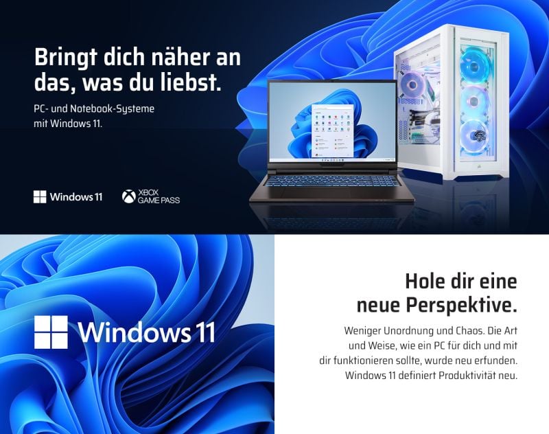 PCs und Laptops mit Windows 11