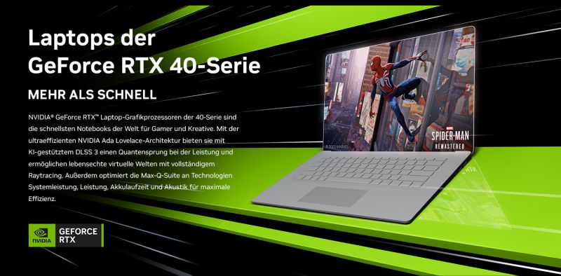 NVIDIA GeForce RTX 40 Serie Laptop